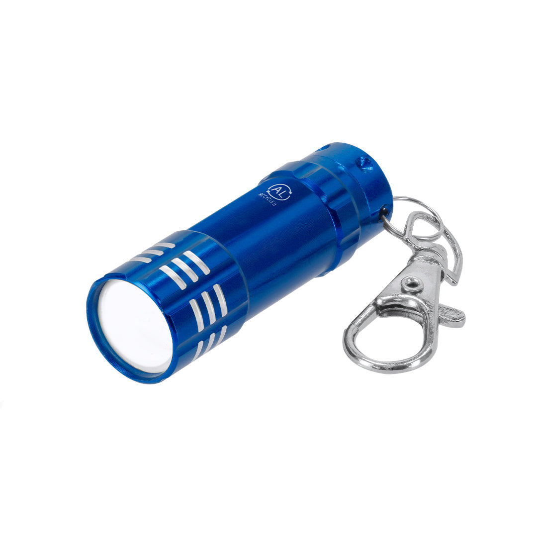 Zaklamp sleutelhanger Musday zilver onbedrukt