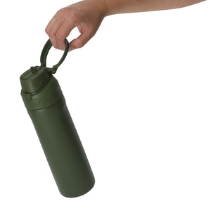Geïsoleerde fles Ninivek zwart 1 kleur