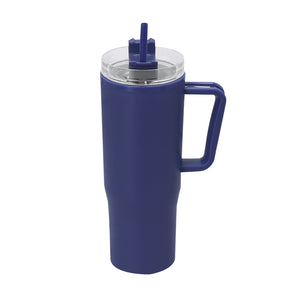 Geïsoleerde mok van gabrion blauw Graveren