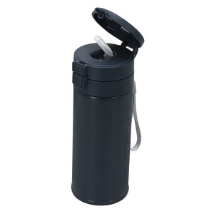 Geïsoleerde fles Felisse donkerblauw Graveren