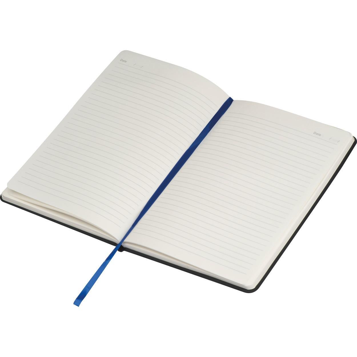 Notitieboekje A5 met gekleurde applicaties grijs 1 kleur 8450