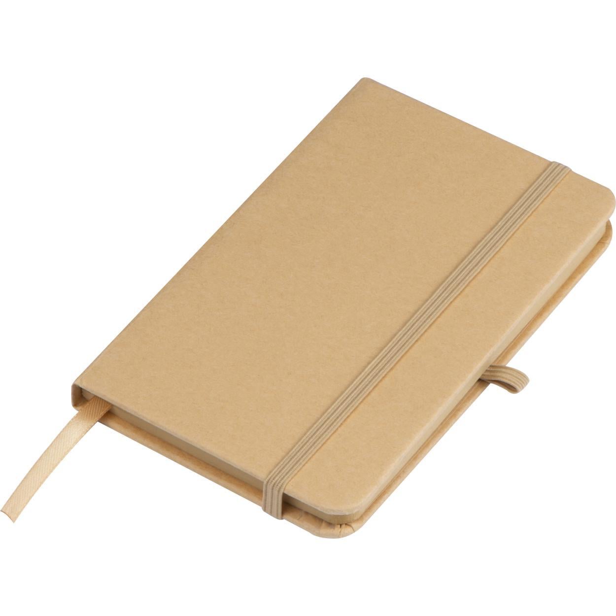 Notitieboekje A6 met Craft papieren omslag 8469