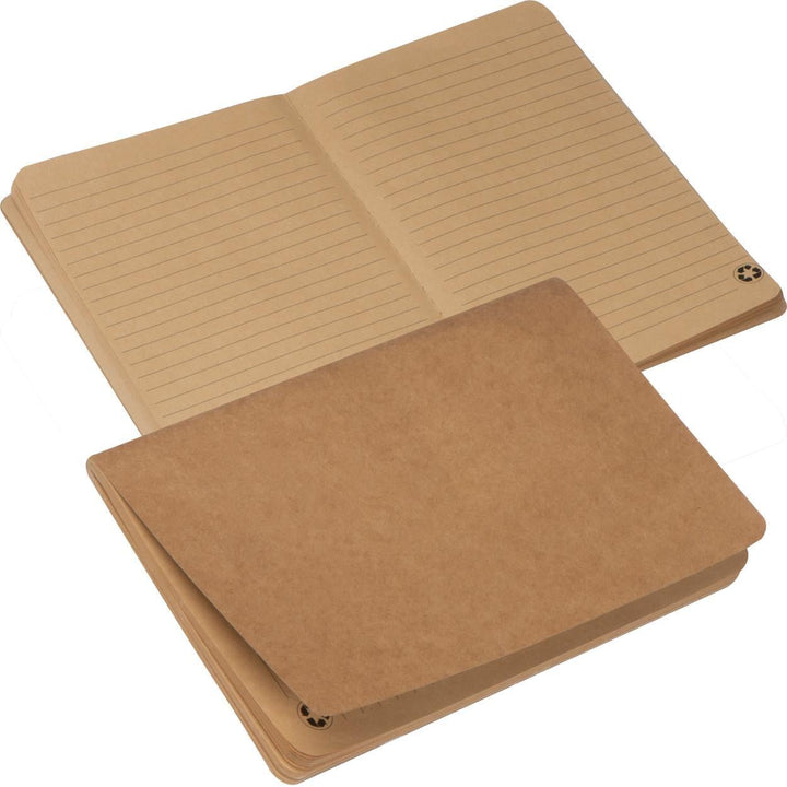 Gerecycled A5 notitieboekje met gelinieerde pagina's bedrukken