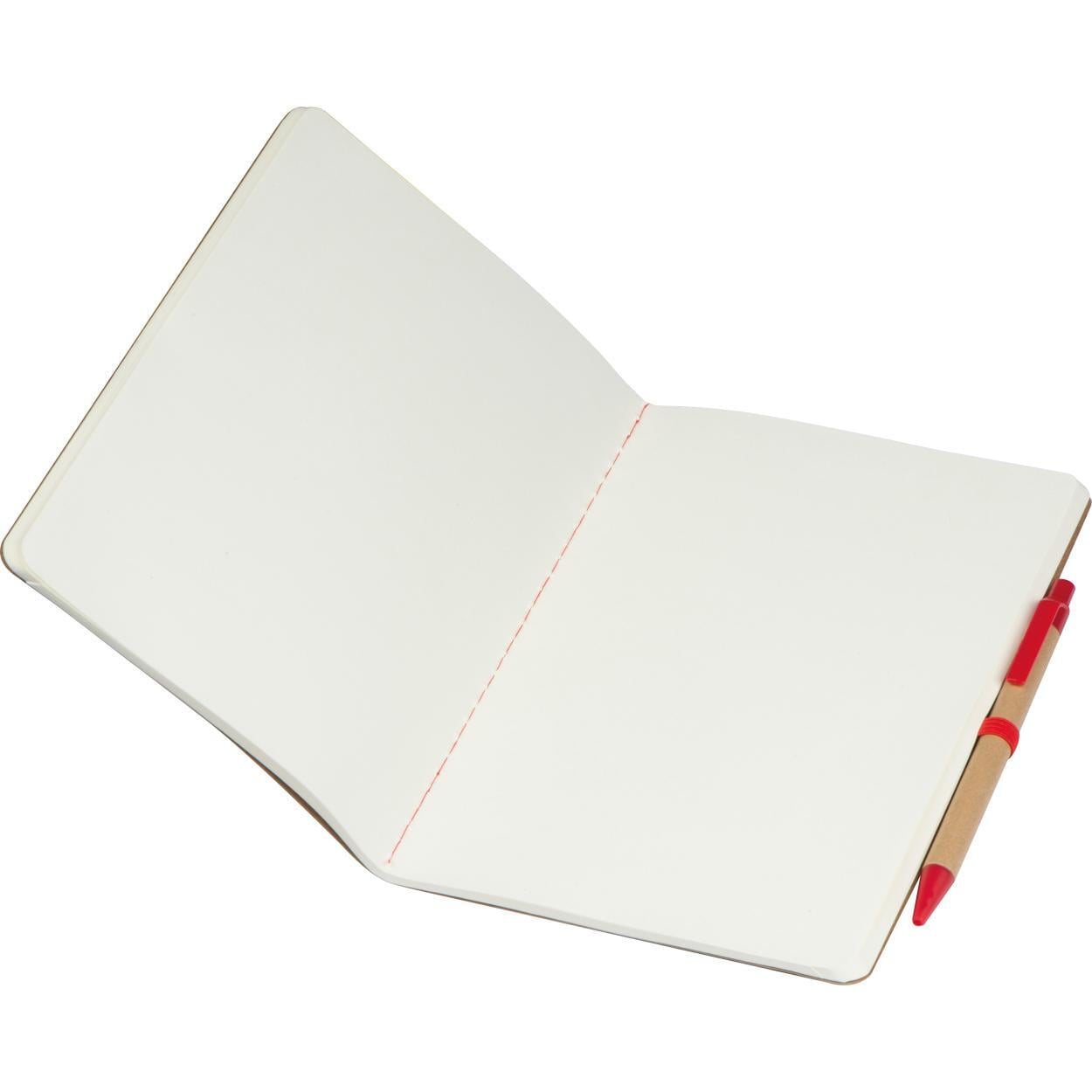 A5 schrift met pen sample