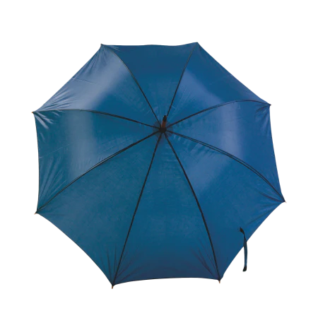 Paraplu met gebogen steel donkerblauw 2 kleuren 9092