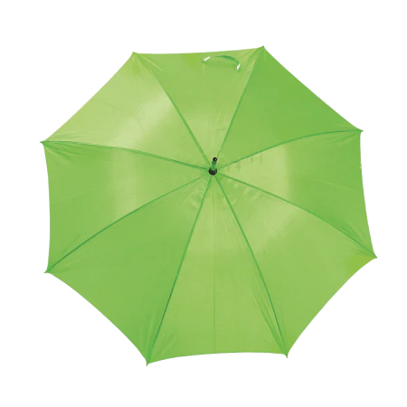 Paraplu met gebogen steel donkergroen 2 kleuren 9094