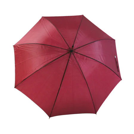 Paraplu met gebogen steel geel 2 kleuren 9096