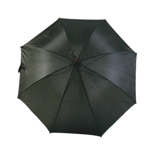 Paraplu met gebogen steel oranje 2 kleuren 9100