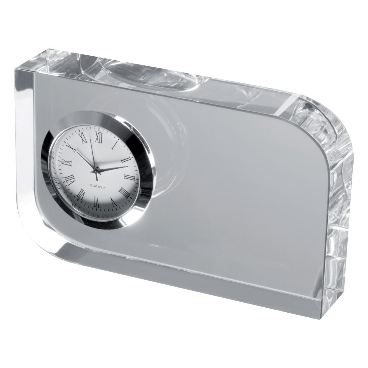 Glasblok met klokje bedrukken