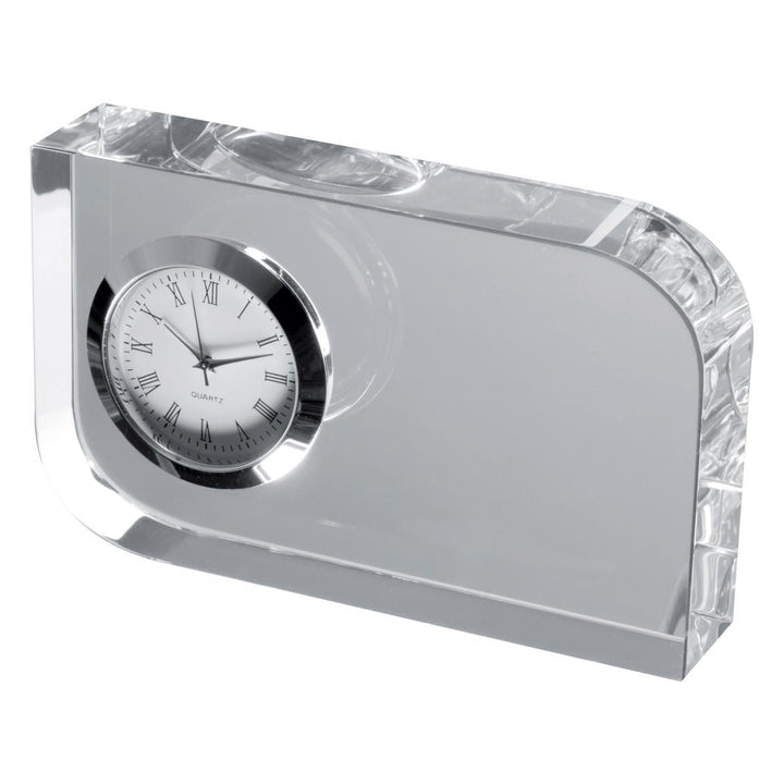 Glasblok met klokje bedrukken