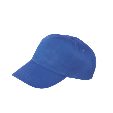 Cap 5 panel basic donkerblauw 2 kleuren 2015