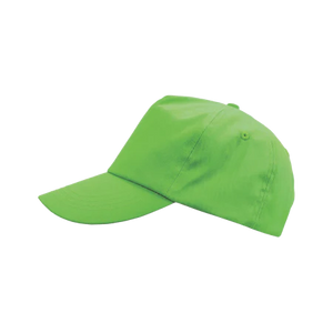 Cap 5 panel basic lichtblauw 2 kleuren 2024