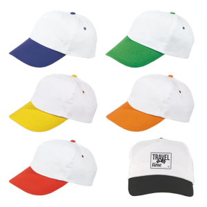 Cap 5 panel gekleurde klep bedrukken