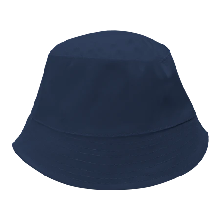 Kinderzonnehoed katoen donkerblauw 2 kleuren 6418