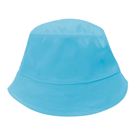 Kinderzonnehoed katoen donkerblauw onbedrukt 6419