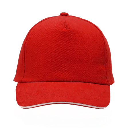 Cap 5 panel wit Full colour 2066