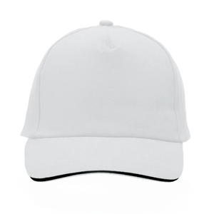 Cap 5 panel zwart Full colour 2067
