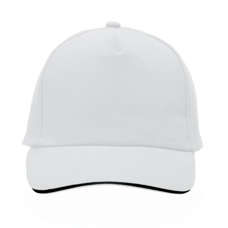 Cap 5 panel zwart Full colour 2067