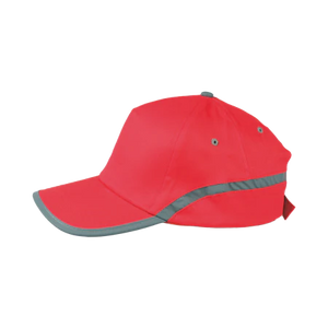 Cap 5 panel reflecterend geel 1 kleur 2062