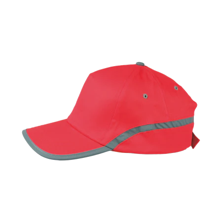 Cap 5 panel reflecterend geel 1 kleur 2062