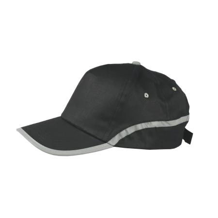 Cap 5 panel reflecterend geel 2 kleuren 2063