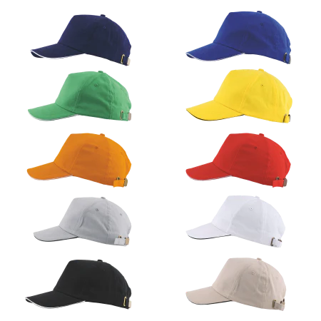 Cap 5 panel brushed bedrukken