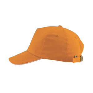 Cap 5 panel brushed lichtblauw onbedrukt 2036