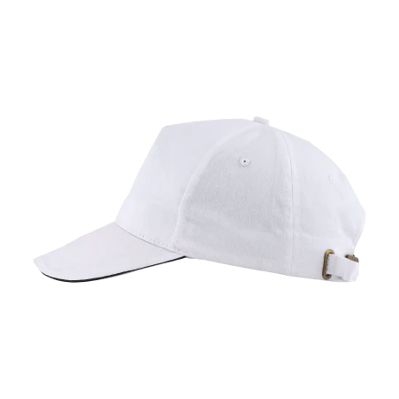 Cap 5 panel brushed met gesp sluiting sample