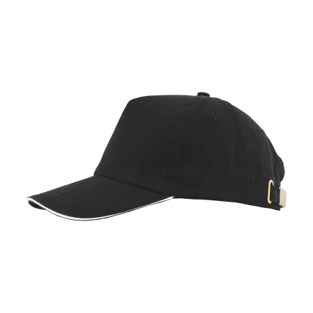 Cap 5 panel brushed geel 1 kleur 2031