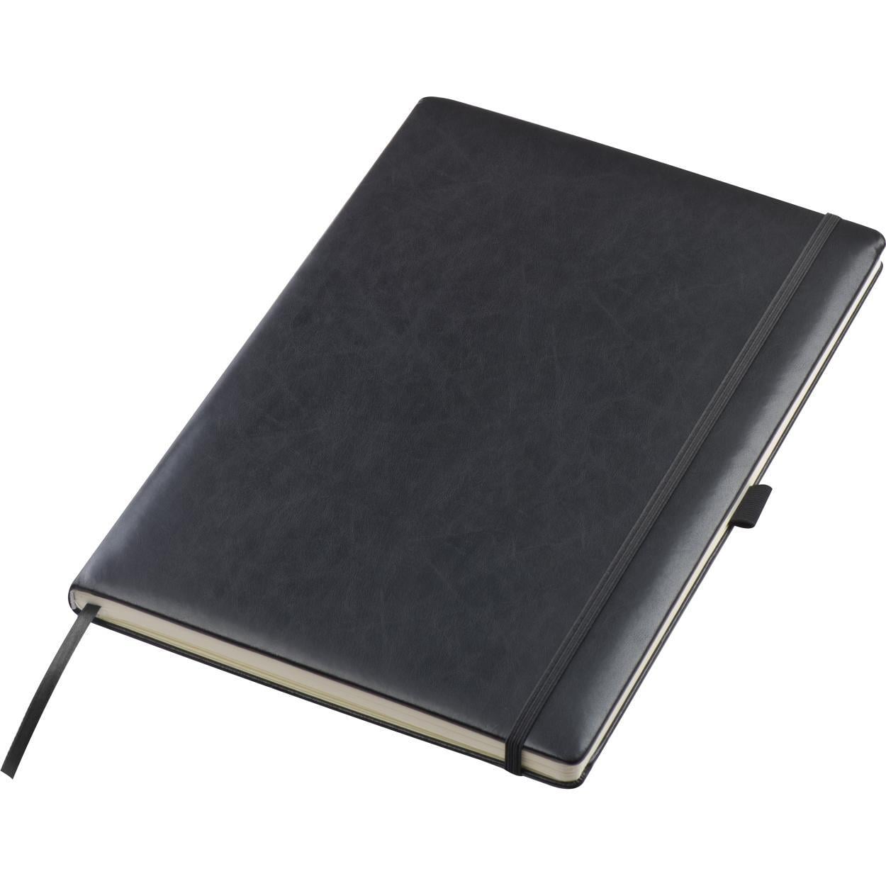 A4 notitieboek met gelinieerd papier en elastiek sample