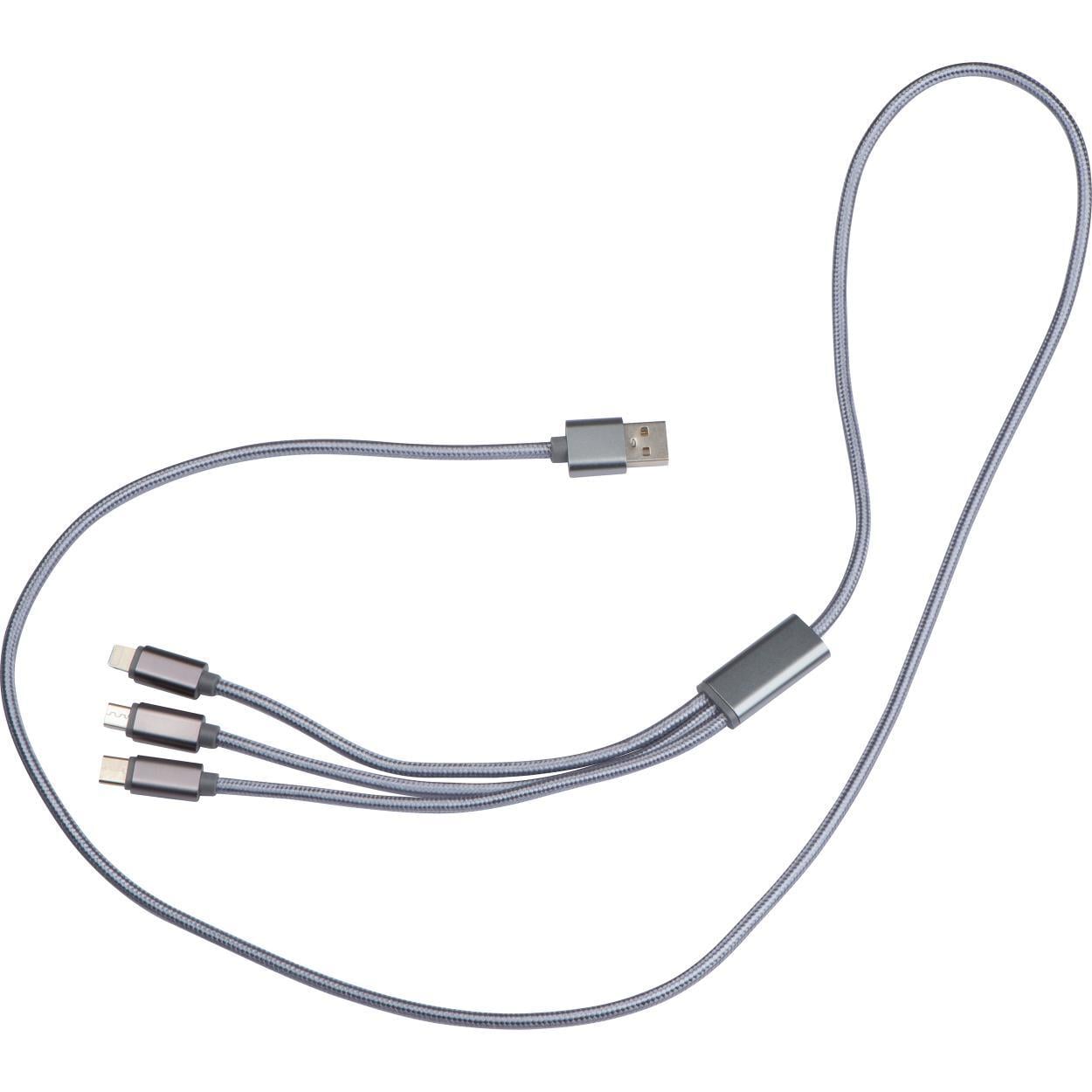 4 in 1 extra langen kabelset USB,Micro USB, C-Type, en Lightning IOS sample