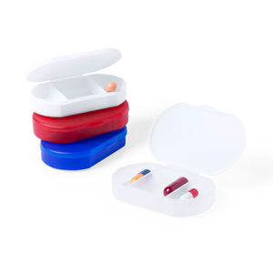 Pillendoos Trizone wit 2 kleuren