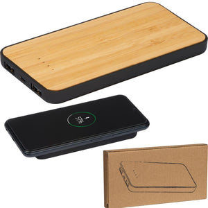 Powerbank en draadloze oplader, 8000 mAh bedrukken