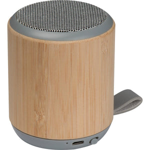 Speaker draadloos van bamboe bedrukken