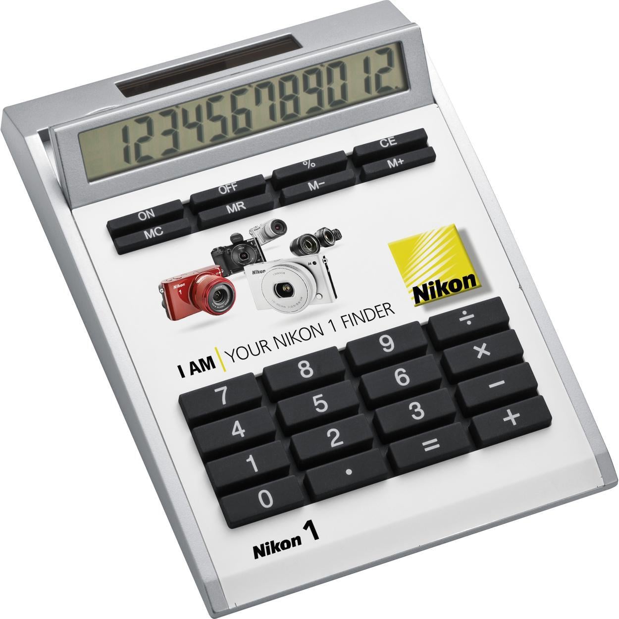 Calculator Own Design met inlegplaatje zonder gaatjes, klein sample