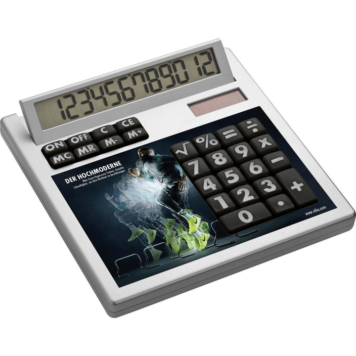 Calculator Own Design met inlegplaatje zonder gaatjes bedrukken