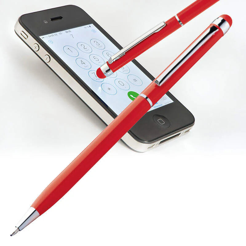 Metalen balpen met touch functie New Orleans rood Graveren 7850