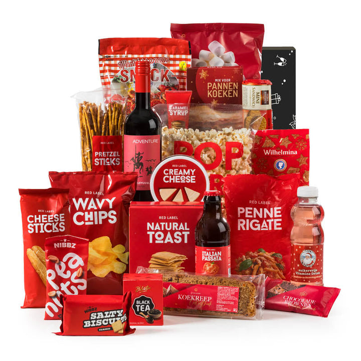 Kerstpakket Familie Rood