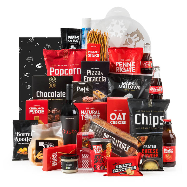 Kerstpakket Stijlvol Rood & Zwart