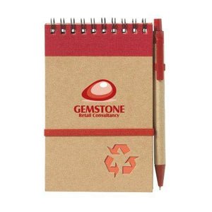RecycleNote-M notitieboekje blauw 3 kleuren 9748