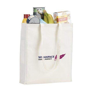 Natural Square Bag (165 g/m&sup2;) katoenen tas bedrukken