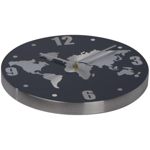 Aluminium Wandklok 649