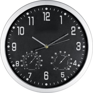 Wandklok met thermometer en hygrometer bedrukken