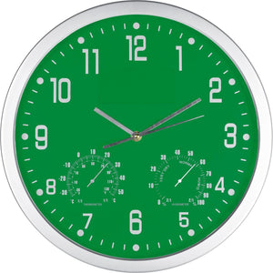 Wandklok met thermometer en hygrometer 13184