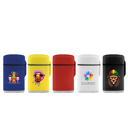 Jetflame aansteker, rubber bedrukken