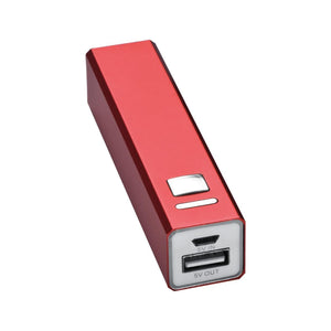 Powerbank, metaal grijs Graveren 9648