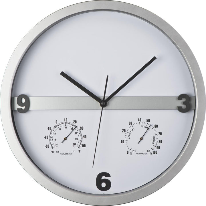 Wandklok met half bedrukbaar display bedrukken
