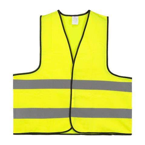 Veiligheidsvest geel 1 kleur 12875