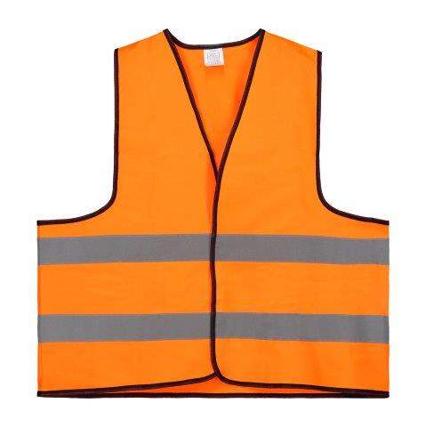 Veiligheidsvest oranje 1 kleur 12883