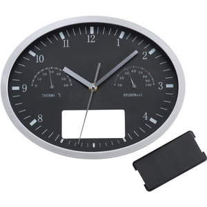 Wanklok met hygro- en thermometer wit 1 kleur 13211